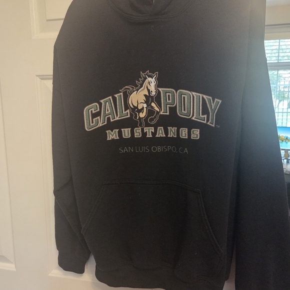 Gildan Black Cal Poly Mustangs Sweatshirt - Picture 6 of 6